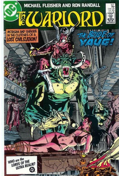 Warlord, Vol. 1 Bride of Yaug |  Issue#107 | Year:1986 | Series: Warlord | Pub: DC Comics