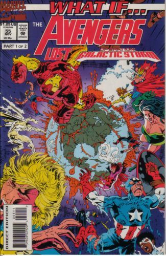 What If, Vol. 2 Operation: Galactic Storm - What If... The Avengers Lost Operation Galactic Storm? Part 1 |  Issue#55A | Year:1993 | Series: What If? | Pub: Marvel Comics | Direct Edition