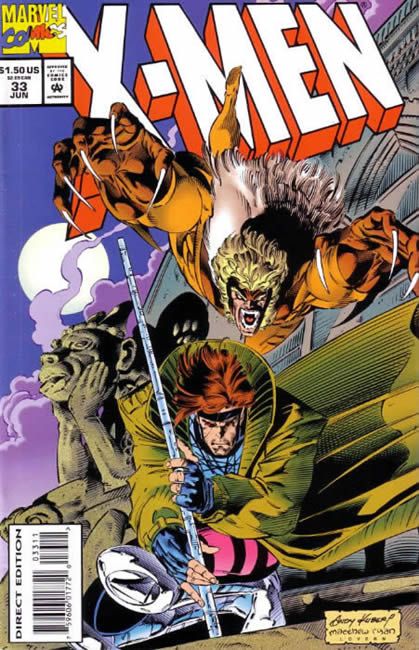 X-Men, Vol. 1 The Hearts of Thieves |  Issue#33A | Year:1994 | Series: X-Men |