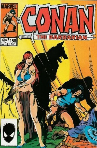 Conan the Barbarian, Vol. 1 Night Of The Wolf |  Issue#158A | Year:1984 | Series: Conan | Pub: Marvel Comics