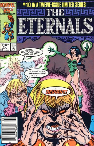 Eternals, Vol. 2 A Mind Is A Terrible Thing To Waste! |  Issue#10B | Year:1986 | Series: Eternals | Pub: Marvel Comics |