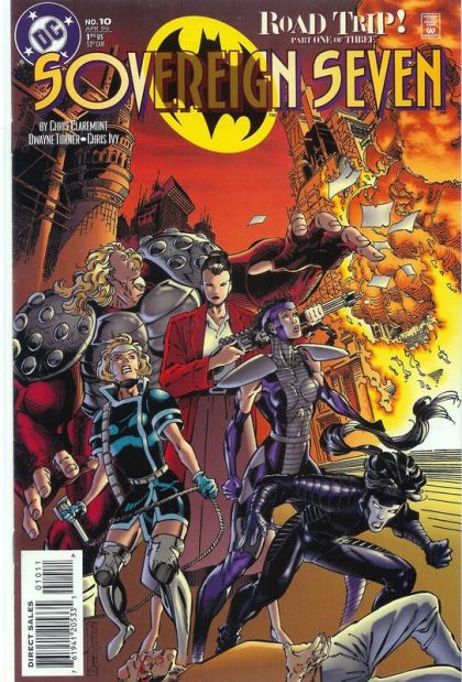 Sovereign Seven Road Trip, Part 1: There is No Sun in Gotham |  Issue#10A | Year:1996 | Series: Sovereign Seven | Pub: DC Comics