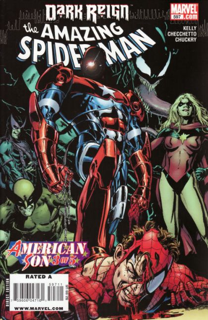 The Amazing Spider-Man, Vol. 2 Dark Reign - American Son, Part 3 |  Issue#597A | Year:2009 | Series: Spider-Man |