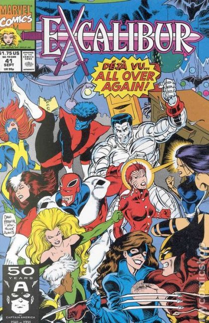 Excalibur, Vol. 1 At Last...The Reunion! |  Issue#41A | Year:1991 | Series: Excalibur | Pub: Marvel Comics