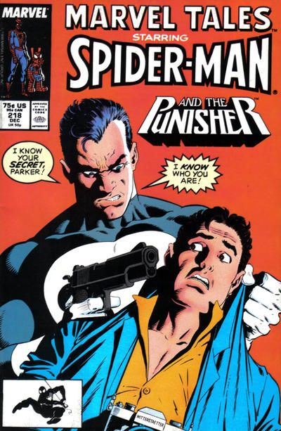 (Damaged Comic Readable/Acceptable Condtion)  Marvel Tales, Vol. 2 Man-Hunt |  Issue#218A | Year:1988 | Series: Spider-Man | Pub: Marvel Comics