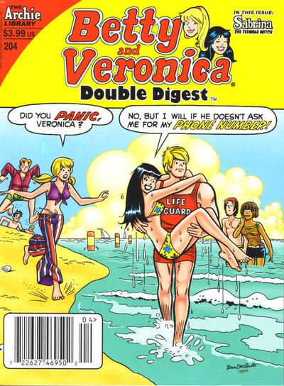 Betty & Veronica Double Digest  |  Issue#204B | Year:2012 | Series:  | Pub: Archie Comic Publications