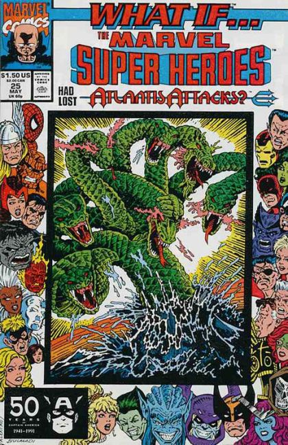 What If, Vol. 2 Atlantis Attacks - What If...The Marvel Super Heroes Had Lost Atlantis Attacks? |  Issue#25A | Year:1991 | Series: What If? | Pub: Marvel Comics | Direct Edition