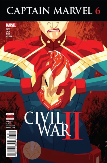 Captain Marvel, Vol. 10 Civil War II - Lonely at the Top, Part 1 |  Issue#6A | Year:2016 | Series:  | Pub: Marvel Comics