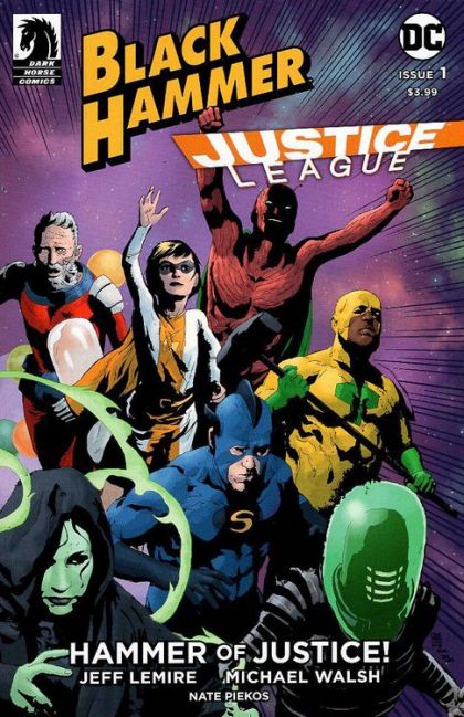 Black Hammer / Justice League  |  Issue#1B | Year:2019 | Series:  | Pub: Dark Horse Comics | Andrea Sorrentino Variant
