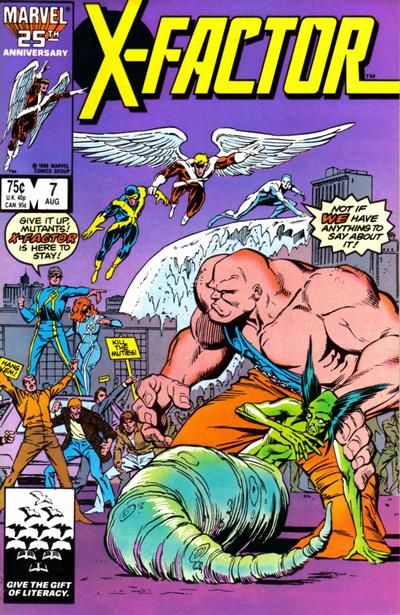 X-Factor Fall Out! |  Issue#7A | Year:1986 | Series: X-Factor | Pub: Marvel Comics