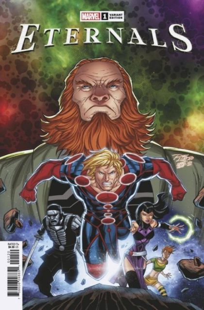 Eternals, Vol. 5  |  Issue#1Q | Year:2021 | Series:  | Pub: Marvel Comics | Variant Ron Lim Cover