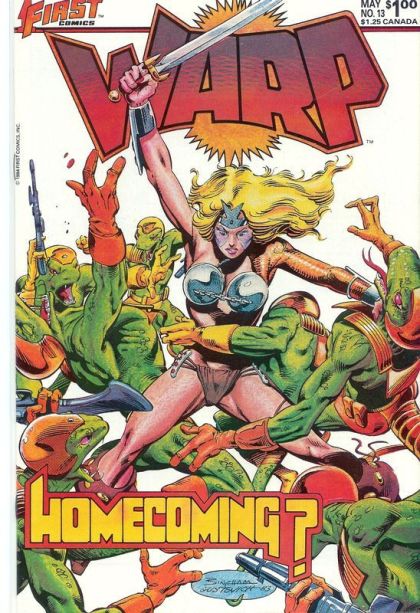 Warp Bid The Past Return |  Issue#13 | Year:1984 | Series:  | Pub: First Comics