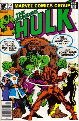 The Incredible Hulk, Vol. 1 ...To Hunt the Hulk! |  Issue#258D | Year:1981 | Series: Hulk | Pub: Marvel Comics