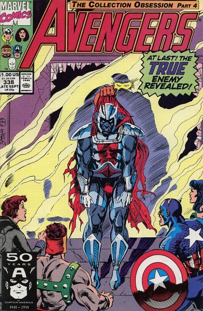The Avengers, Vol. 1 The Collection Obsession, Part 5: Infectious Compulsions |  Issue#338A | Year:1991 | Series: Avengers | Pub: Marvel Comics