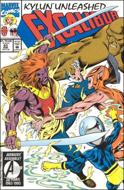 Excalibur, Vol. 1 Denial |  Issue#63A | Year:1993 | Series: Excalibur | Pub: Marvel Comics
