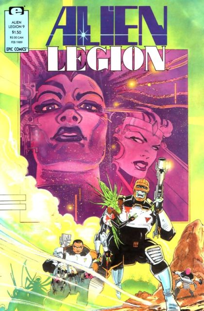 Alien Legion, Vol. 2 Scalpel |  Issue#9 | Year:1989 | Series:  | Pub: Marvel Comics