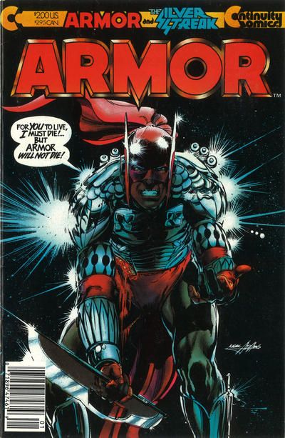 Armor, Vol. 1 (1985-1992) Amazing Origin of... Silver Streak and Armor |  Issue#1C | Year:1985 | Series:  | Pub: Continuity Comics