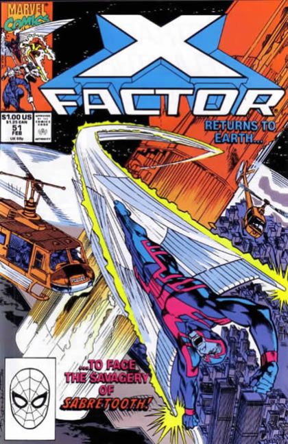 X-Factor, Vol. 1 Home! |  Issue#51A | Year:1989 | Series: X-Factor | Pub: Marvel Comics |