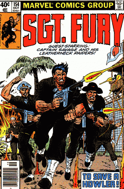 Sgt. Fury and His Howling Commandos Mission: Save A Howler! |  Issue#154 | Year:1979 | Series: Nick Fury - Agent of S.H.I.E.L.D. | Pub: Marvel Comics