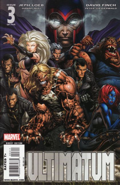 Ultimatum Ultimatum - Chapter Three:  "Heaven On Earth" |  Issue#3A | Year:2009 | Series:  | Pub: Marvel Comics | David Finch Regular Cover