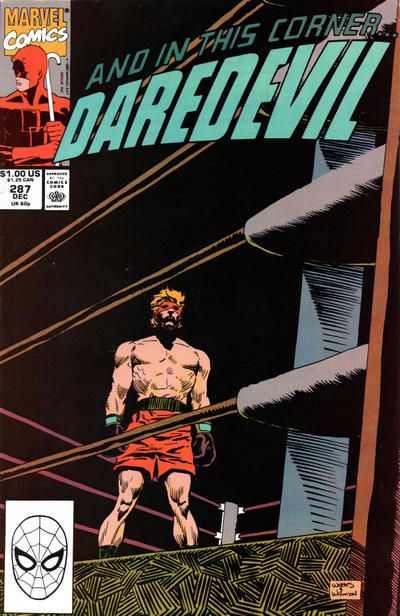 Daredevil, Vol. 1 The Fighter |  Issue#287A | Year:1990 | Series: Daredevil | Pub: Marvel Comics |