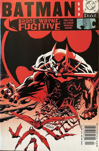 Batman, Vol. 1 Bruce Wayne: Fugitive - Part 1: The Scene Of The Crime / "Mystery Of The Black Bat!" / Joker Tips His Hat! / |  Issue#600B | Year: | Series: Batman | Pub: DC Comics