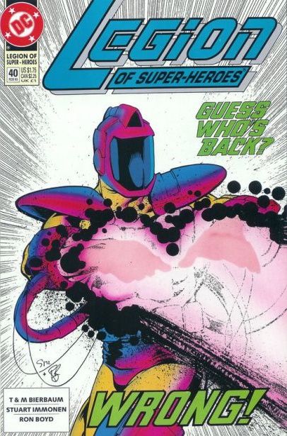 Legion of Super-Heroes Guess Who's Back? |  Issue#40 | Year:1993 | Series: Legion of Super-Heroes | Pub: DC Comics