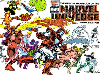 Official Handbook of the Marvel Universe: Deluxe Edition (Vol. 2) Human Torch to Ka-Zar |  Issue#6A | Year:1986 | Series: Official Handbook of the Marvel Universe | Pub: Marvel Comics