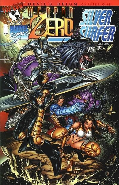Devil's Reign Devil's Reign, Chapter One / Weapon Zero/Silver Surfer |  Issue#1A | Year:1997 | Series: Devil's Reign | Pub: Marvel Comics and Image Comics