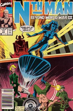 Nth Man Beam Me Up, Alfie |  Issue#11B | Year:1990 | Series:  | Pub: Marvel Comics