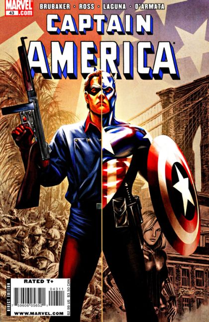 Captain America, Vol. 5 Time's Arrow, Part 1 |  Issue#43A | Year:2008 | Series: Captain America |  Steve Epting Regular