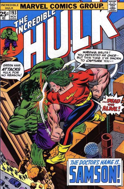 The Incredible Hulk  |  Issue#193A | Year:1975 | Series: Hulk | Pub: Marvel Comics |