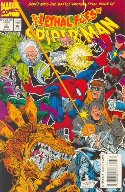 The Lethal Foes of Spider-Man Re-Disunited |  Issue#4A | Year:1993 | Series: Spider-Man |