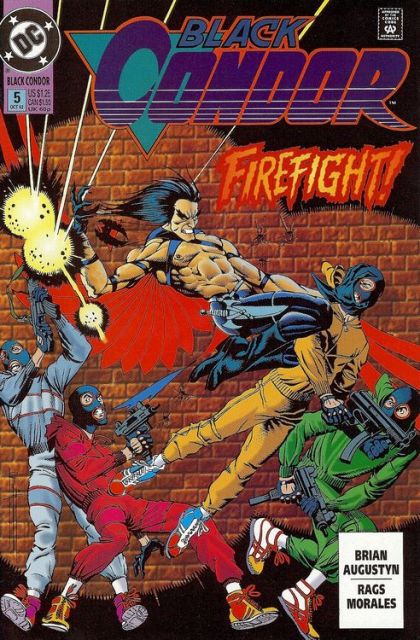 Black Condor Firefight In Sherwood Forest |  Issue#5A | Year:1992 | Series: JSA |