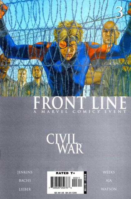 Civil War: Front Line Civil War - Embedded, Part 3 / The Accused, Part 3 / Sleeper Cell, Part 1 / unnamed poem |  Issue#3A | Year:2006 | Series:  | Pub: Marvel Comics