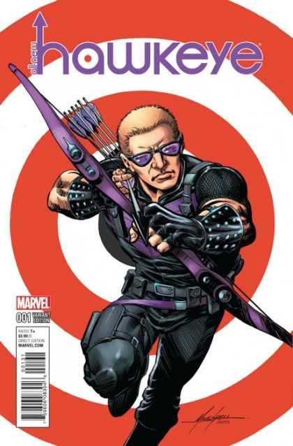 All-New Hawkeye, Vol. 2 The Bishop's Man |  Issue#1C | Year:2015 | Series: Hawkeye | Pub: Marvel Comics | Mike Grell Classic Variant Cover