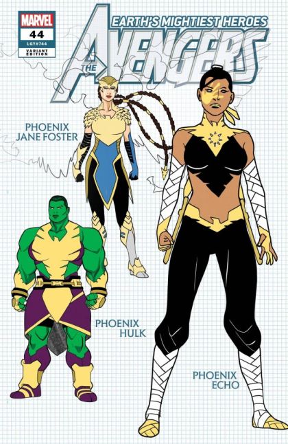 Avengers, Vol. 8 Enter The Phoenix, Part Five: I Am...Phoenix |  Issue#44B | Year:2021 | Series: Avengers |