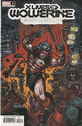 X Lives of Wolverine  |  Issue#4C | Year:2022 | Series:  | Pub: Marvel Comics | Kevin Eastman Lives Of Wolverine Cover