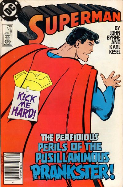 Superman, Vol. 2 He Only Laughs When I Hurt |  Issue#16B | Year:1988 | Series: Superman | Pub: DC Comics |