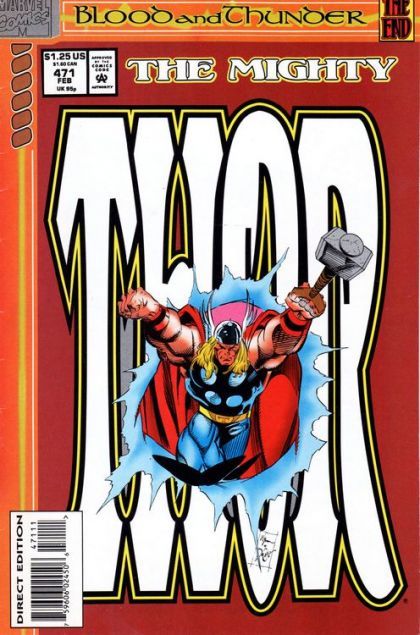Thor, Vol. 1 Blood and Thunder - Part 13: Fathers And Sons |  Issue#471A | Year:1993 | Series: Thor | Pub: Marvel Comics |