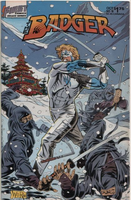 Badger, Vol. 1 Search for the Snowman |  Issue#16 | Year:1986 | Series:  | Pub: First Comics
