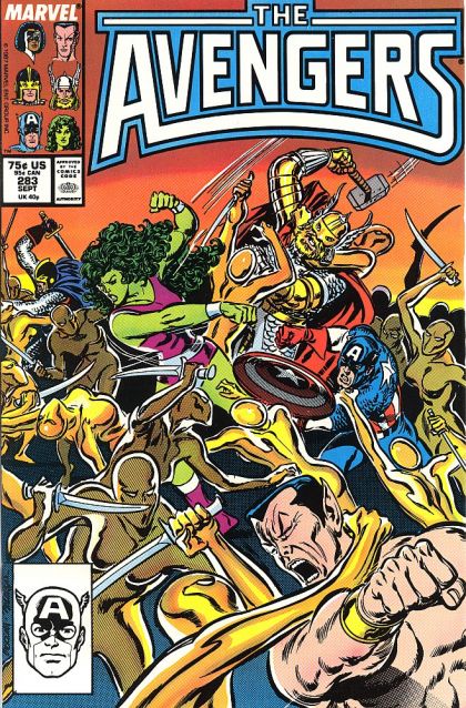 The Avengers, Vol. 1 Whom the Gods Would Destroy! |  Issue#283A | Year:1987 | Series: Avengers | Pub: Marvel Comics