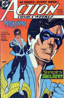 Action Comics, Vol. 1 And Now... Captain Atom / A Bird in the Hand... / Knock'em Dead, Part 4 / Panic in the Sands! / Rocks and Hard Places, Part 1: Travels / Rocks and Hard Places, Part 2: Distractions |  Issue