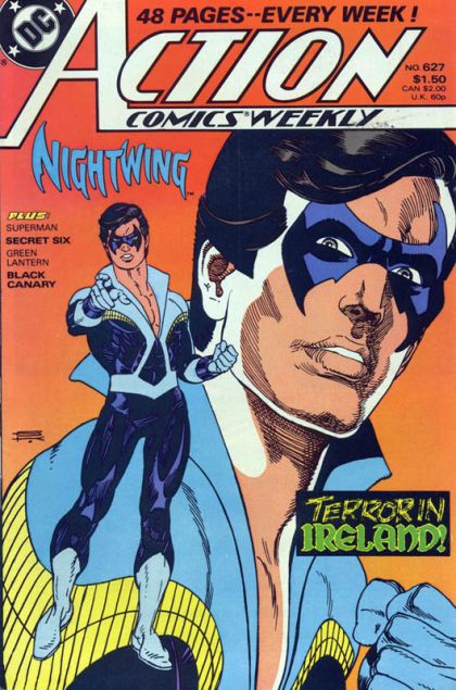 Action Comics, Vol. 1 And Now... Captain Atom / A Bird in the Hand... / Knock'em Dead, Part 4 / Panic in the Sands! / Rocks and Hard Places, Part 1: Travels / Rocks and Hard Places, Part 2: Distractions |  Issue