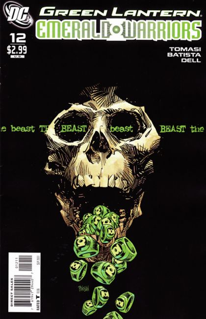 Green Lantern: Emerald Warriors The Beast |  Issue#12A | Year:2011 | Series: Green Lantern | Pub: DC Comics
