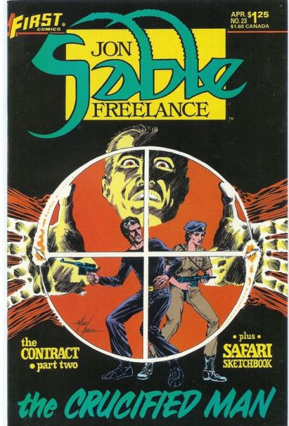 Jon Sable, Freelance The Contract part 2: The Crucified Man |  Issue#23 | Year:1985 | Series: Jon Sable | Pub: First Comics
