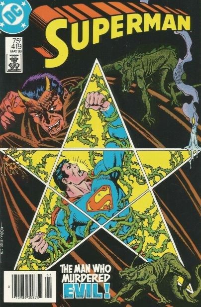 Superman, Vol. 1 The Man Who Murdered Evil |  Issue#419B | Year:1986 | Series: Superman | Pub: DC Comics |
