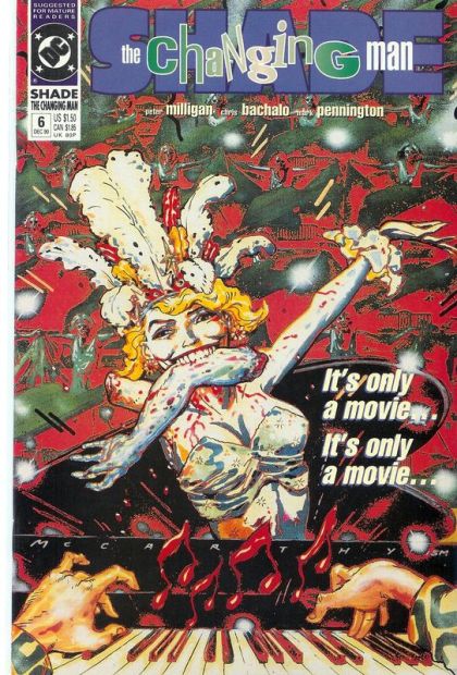 Shade the Changing Man, Vol. 2 Hollywood Babylon, Part 2 |  Issue#6 | Year:1990 | Series: Shade the Changing Man |