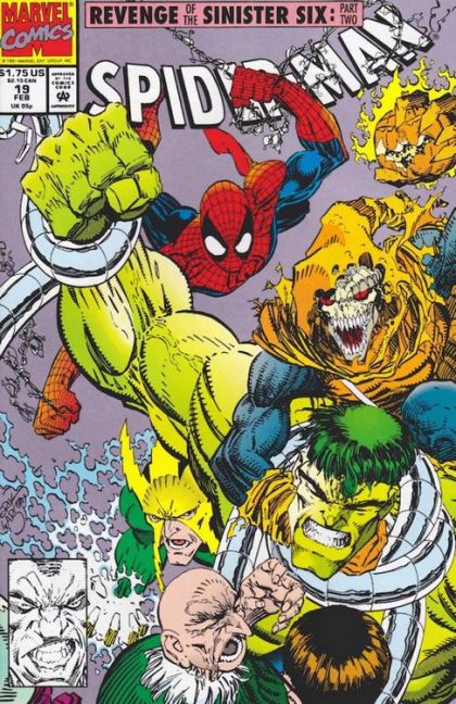 Spider-Man, Vol. 1 Revenge of the Sinister Six, Part Two: Slugfest / Diabolique Part 1 |  Issue#19A | Year:1992 | Series: Spider-Man | Pub: Marvel Comics