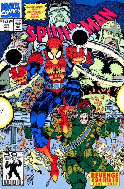 Spider-Man, Vol. 1 Revenge of the Sinister Six, Part Three: Showdown / Diabolique Part 2 |  Issue#20A | Year:1992 | Series: Spider-Man | Pub: Marvel Comics